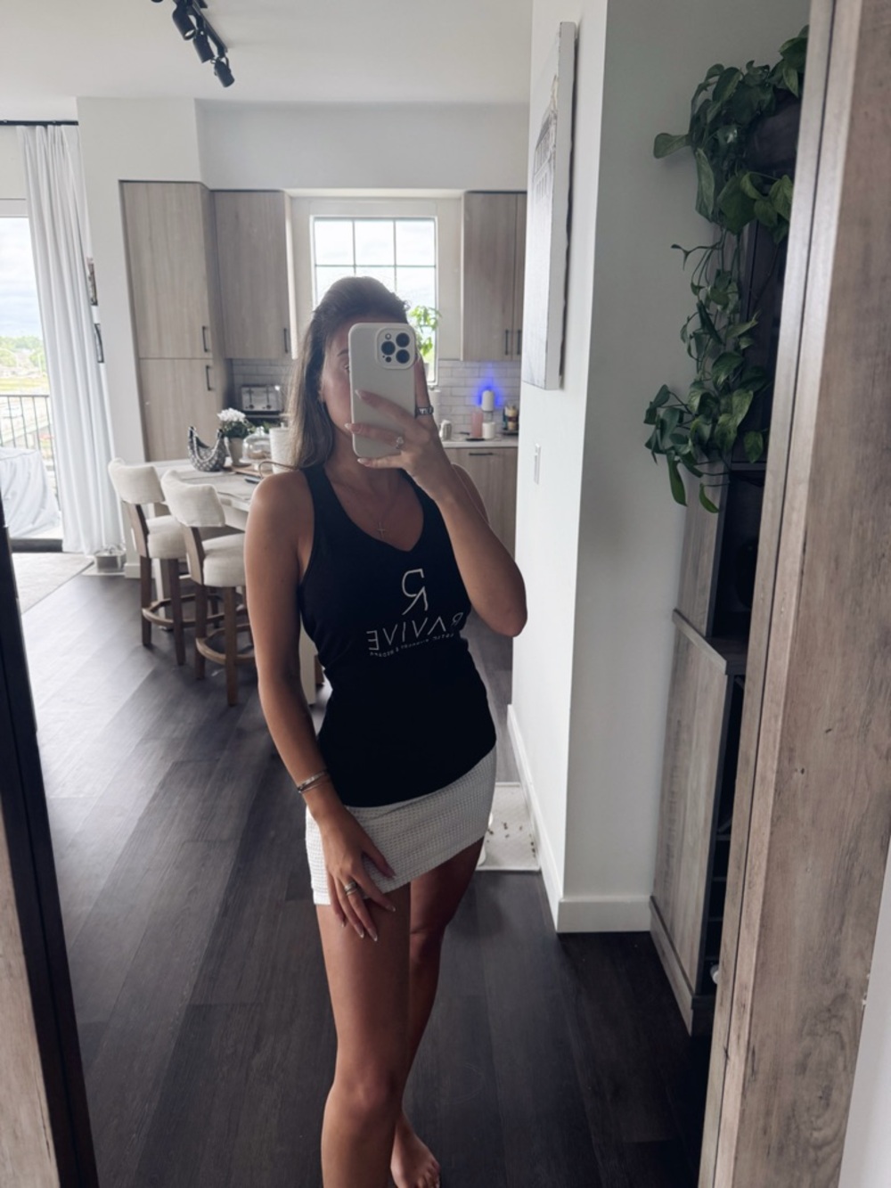 Bella Canvas Black Racerback Logo Tank (Size Small)